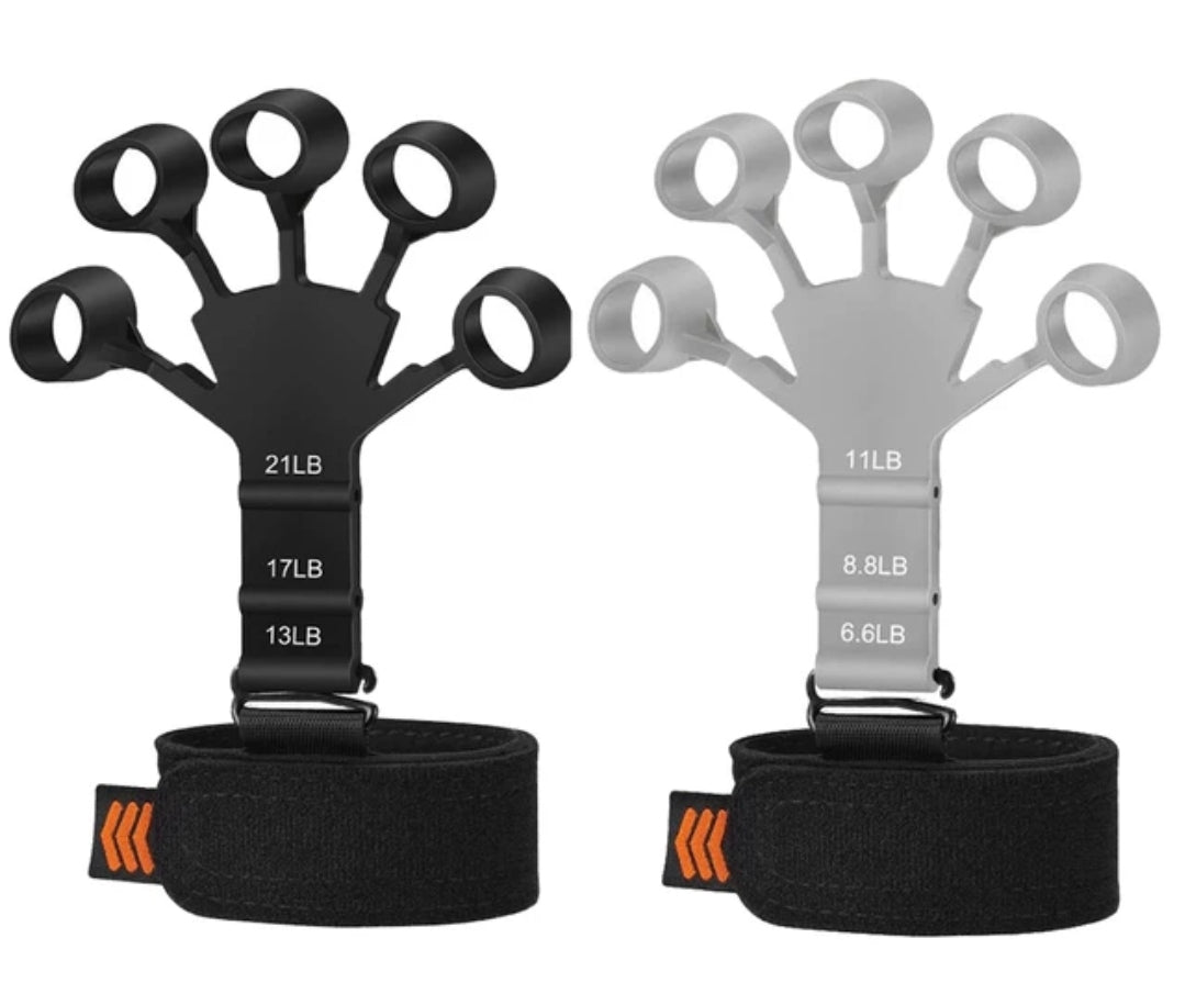 Finger Grip Strength devices with 6 different levels of strength